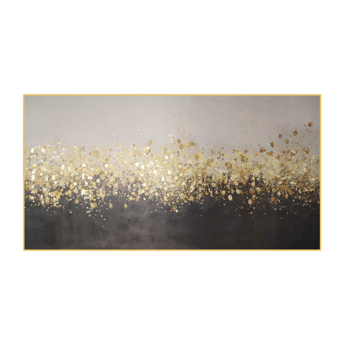Elegant Collections Glamour Gold Foil Wall Art