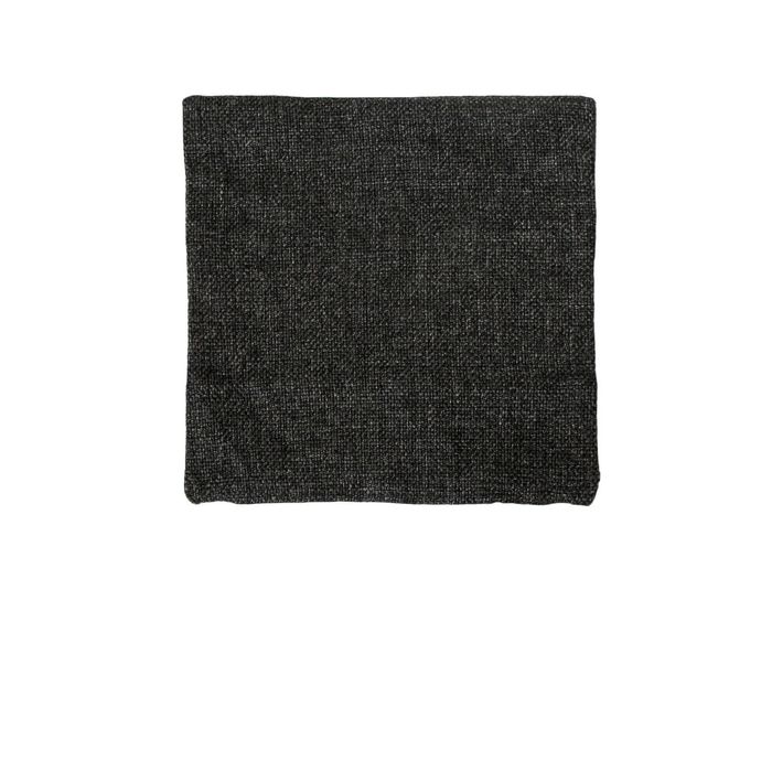 Polyester Chenille Cushion Cover Black 40 x 40 cm