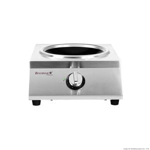 Benchstar Ceramic Induction Wok W/ Stainless Steel Body  - Induction Cooking (iw500)