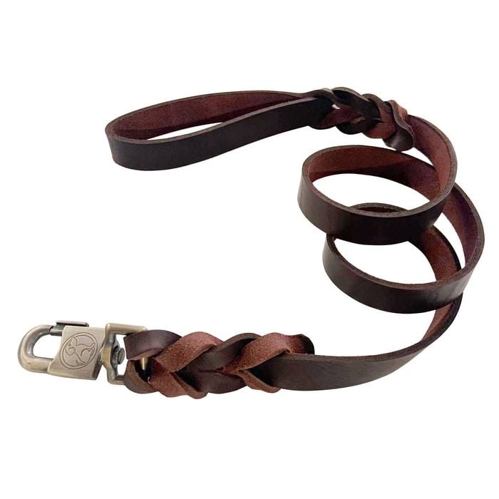 CottonMore Premium Quality Handmade Genuine Leather Dog Leash Lead 130cm Long