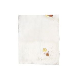 Delilah Flowers Cream Embroidered Cutout Rectangular Tablecloth 152 x 228 cm