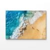 Azure Sea View With Waves Print 100% Australian Made 90x60cm (Stretched Canvas)