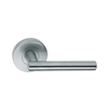 Schlage Chrome Satin Plate Element Series Amelia Passage Lever Set