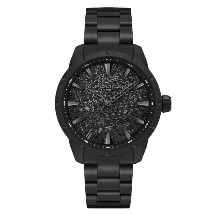 Police Pendry Black Dial Stainless Steel Men's Watch (pewjg2202903)