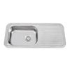 SINX 950 x 420 Single Bowl And Drainer Stainless Steel