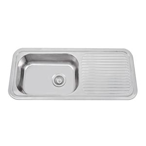 SINX 950 x 420 Single Bowl And Drainer Stainless Steel