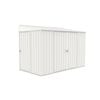 Absco Sheds 3.0 x 1.52 x 2.08m Surfmist Three Door Bike Shed
