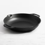 Victoria Seasoned Cast Iron Open Chefs Pan 33cm