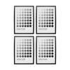 4PK Braz A3 Venice Image Photo Document Display Frame 29.7x42cm Black