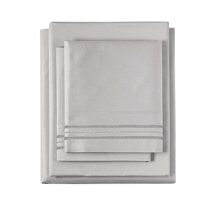 2000TC Ultra-Soft 4 pieces, Double Silver Gray