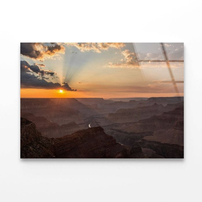 Sun Rays Spreading  Print 100% Australian Made 90 x 60cm  (Acrylic)