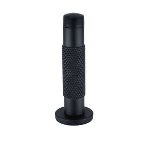 Adoored 85mm Knurled Black Monument Door Stop