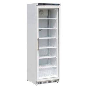 Polar C-series Glass Door Display Freezer 365ltr White - Display Freezers (cb921-a)