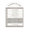 Designer Pool CPR Safety Sign Arch Fawn