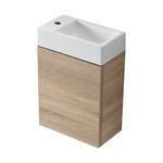 Mondella 400mm Oak Finish Rococo Wall Hung Vanity