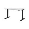 Oikiture Electric Standing Desk Single Motor 1.2m White Tabletop