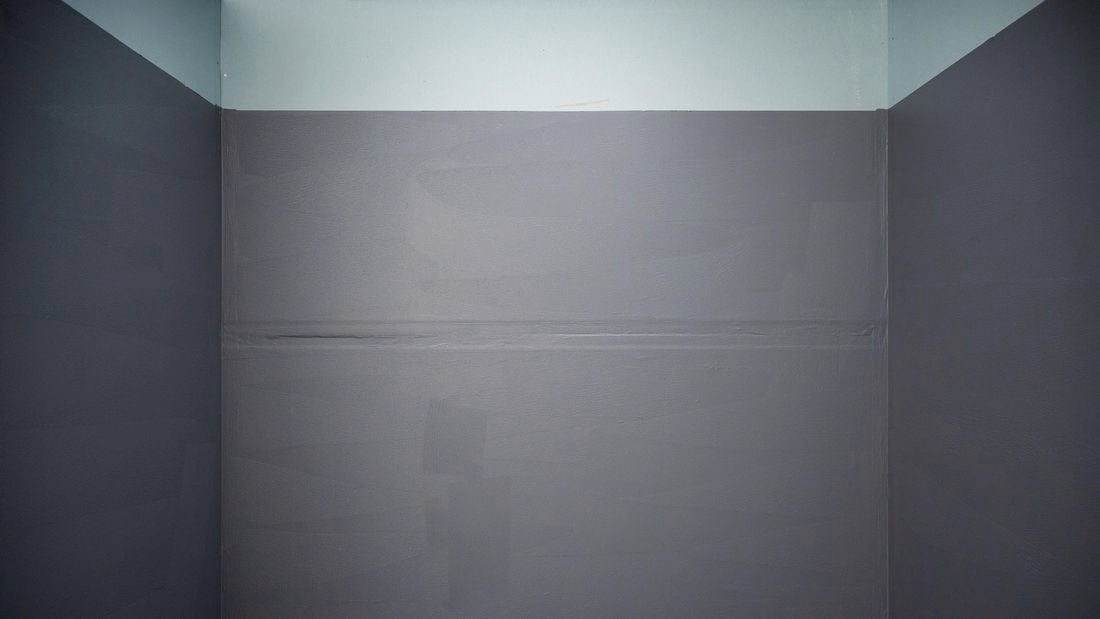 Room that has just been waterproofed