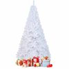 -Costway 2.1M Christmas Tree Snowy White Xmas Home Decoration