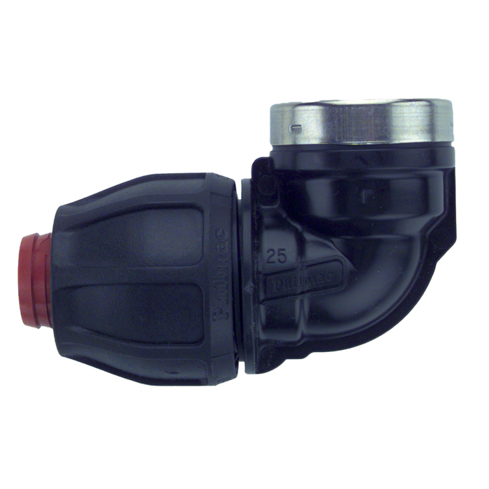 Philmac 1-1/2" x 1-1/2" Poly x FI BSP Rural Elbow