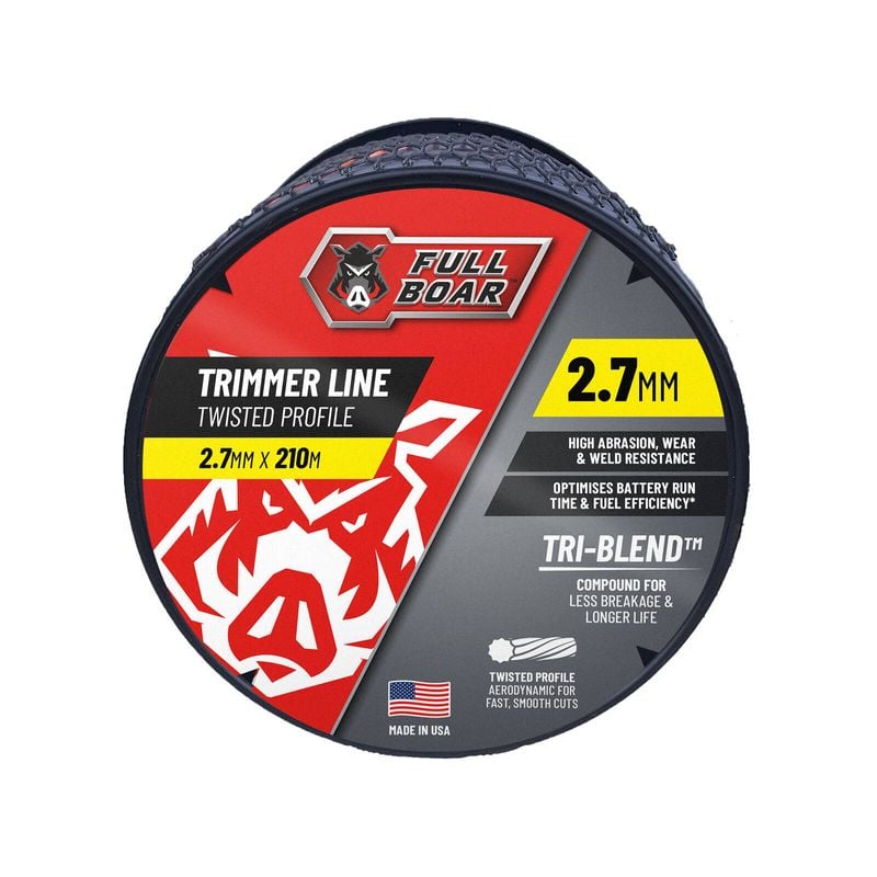 2.7mm x 210m Twisted Profile Trimmer Line