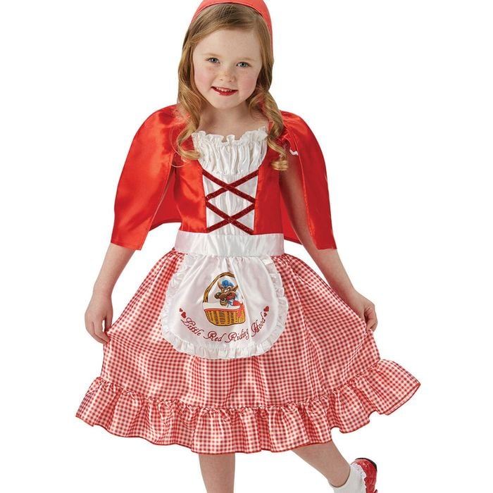 Little Red Riding Hood Halloween Costume for Girls Book Week Fairytale Dress Up – Red, 9-10 Years