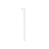 Sandleford 120mm White Slimline Number 1