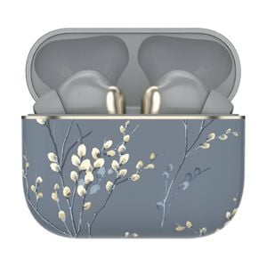 Laura Ashley Skylark Earbuds Pussy Willow Wireless Rechargeable Battery Grey