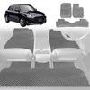 6D Diamond Car Floor Mats for Suzuki Swift 2017-Current-Full Set-Grey-Outback GT