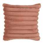Astin Sinclair 45cm x 45cm Light Brown Faux Fur Rib Cushion
