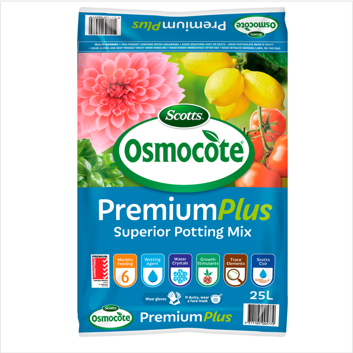 Scotts Osmocote 25L Premium Plus Superior Potting Mix