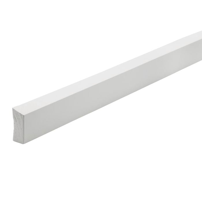 42 x 18mm 5.4m White Moulding Pine FJ Primed Bevelled