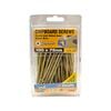 Zenith 10G x 75mm Gold Passivated Square Drive Chipboard Screw - 50 Pack