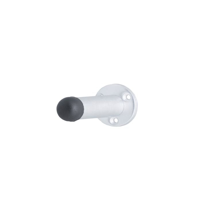 Miles Nelson 90mm Satin Chrome Wall Mount Door Stop - 5 Pack