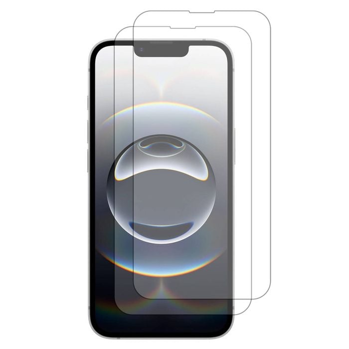 2 Pack MEZON iPhone 16e (6.1") Clear Tempered Glass Screen Protectors