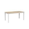 Olg Axis Table 4 Leg White Frame New Oak Ravine Top L1500mm X W750mm