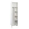 Flatpax 600mm White 1 Door Utility Broom Cupboard Kitset