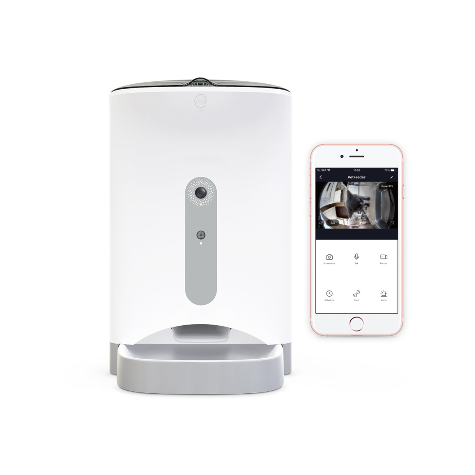 Automatic rabbit feeder pets at home sale