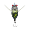 Profishent 40mm Humbug Cicada Fishing Lure White Chartruse Black