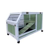 YES4PETS Rabbit Hutch Cat House Cage Guinea Pig Ferret Cage