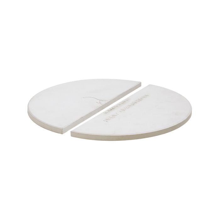 Kamado Joe 15" Classic Half Moon Heat Deflector Plates - 2 Pack 