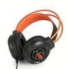 NNETM Studio Monitor Headphones Orange & Black Closed-Back Design