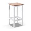 Outdoor Balmoral Aluminium And Teak Bar Stool