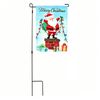 88cm Christmas Santa Flag Garden Stake