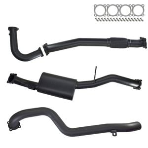 Ignite Exhausts Turbo Back For Nissan Gu Patrol 4.2l Leaf Spring Ute 3" No Dump Pipe With Muffler 409 Stainless Steel