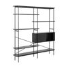 Modern Furniture KREMAN Display Unit 188x172cm - Black