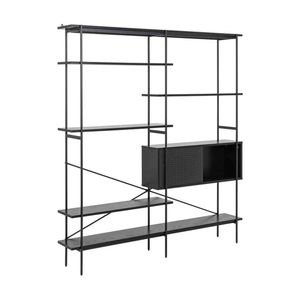 Modern Furniture KREMAN Display Unit 188x172cm - Black