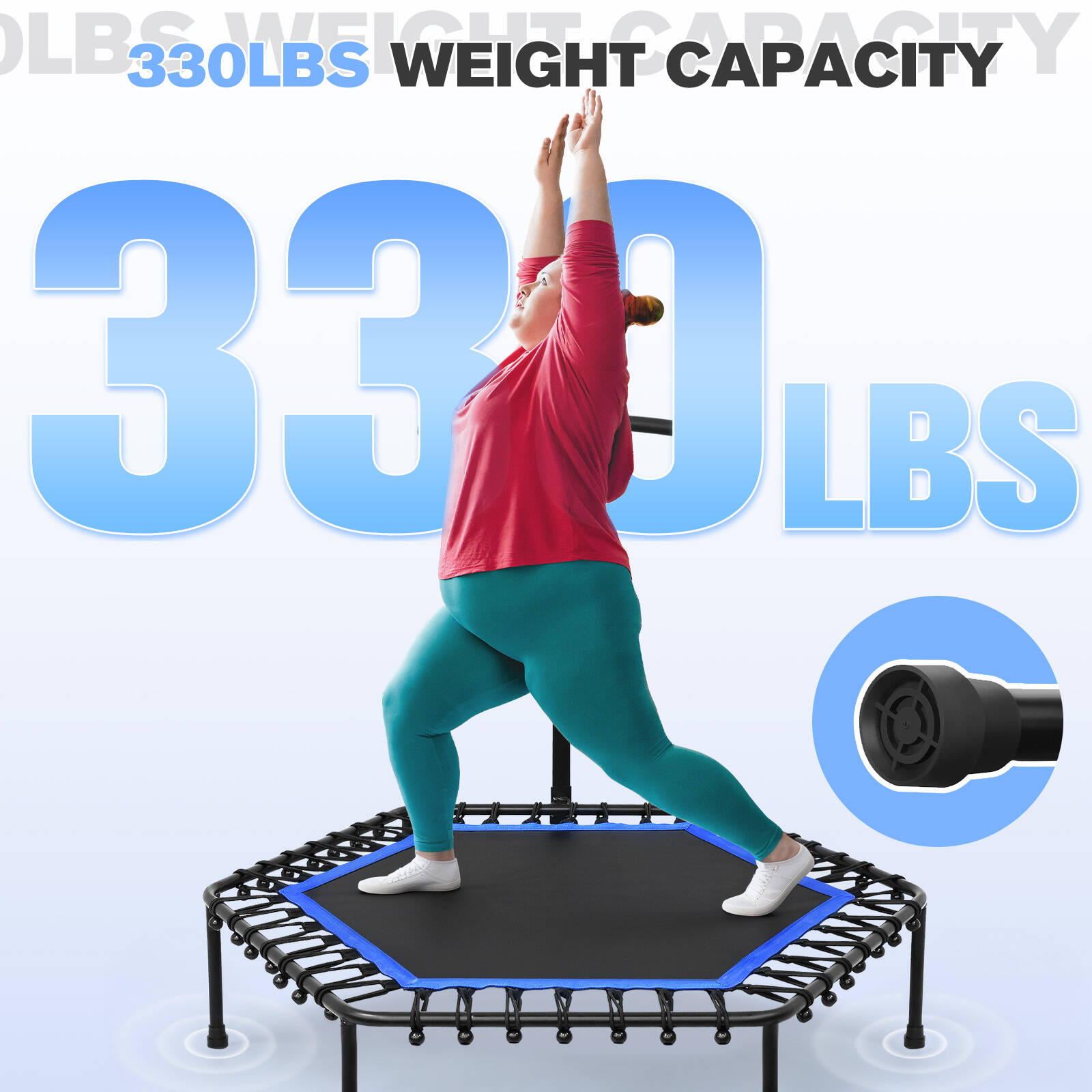 Weight Loss Outdoor Trampoline Exercises ADVWIN 50