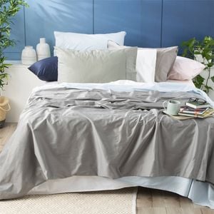 Park Avenue 500TC Bamboo Cotton Sheet Set Super King Charcoal