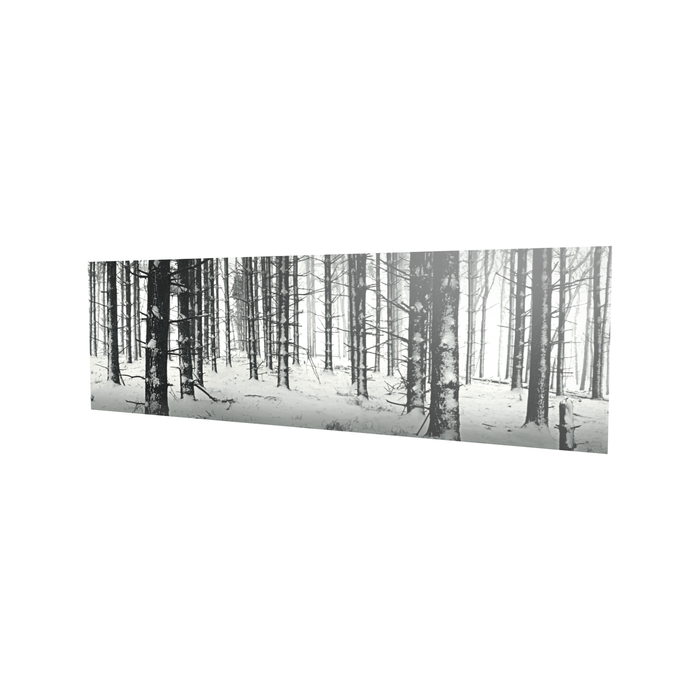 Bellessi 445mm x 1200mm x 4mm Motiv Polymer Bathroom Panel - Winter Forest