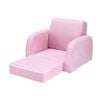 Keezi 1 Seater Kids Sofa Flip Open Pink